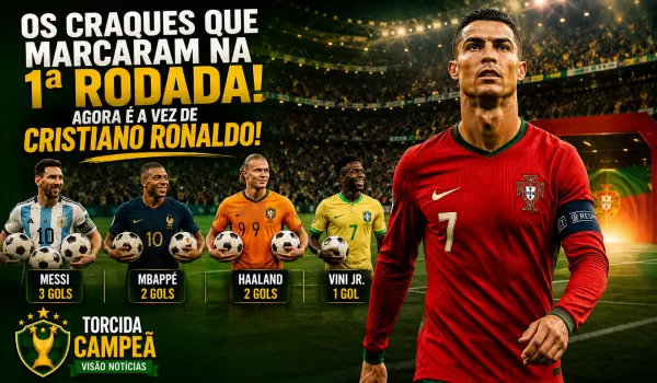 Craques balançam as redes na primeira rodada. Agora é a vez de Cristiano Ronaldo
