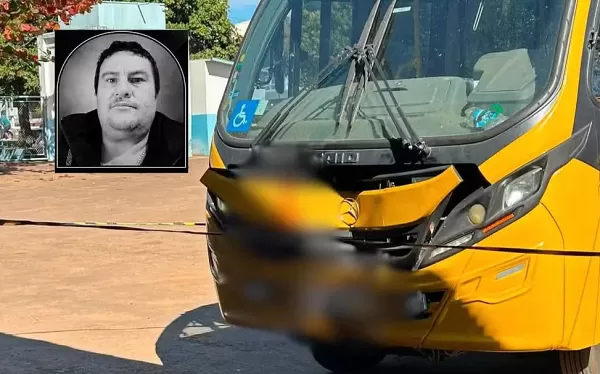 Servidor público morre atropelado após tentar segurar micro-ônibus sem freio