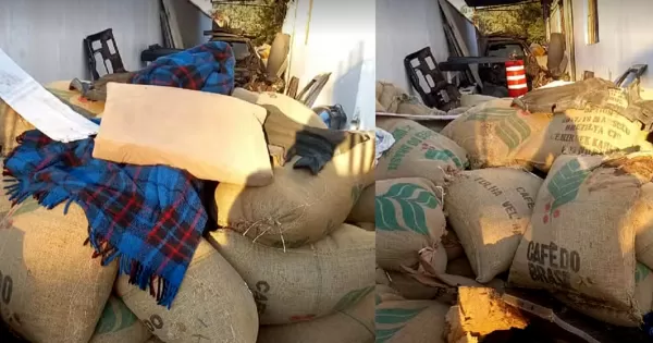 Trio é preso acusado de furtar sacas de café