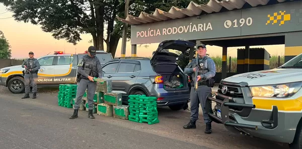 Polícia Rodoviária apreende mais de 250 quilos de drogas e causa prejuízo superior a R$ 600 mil ao tráfico na região