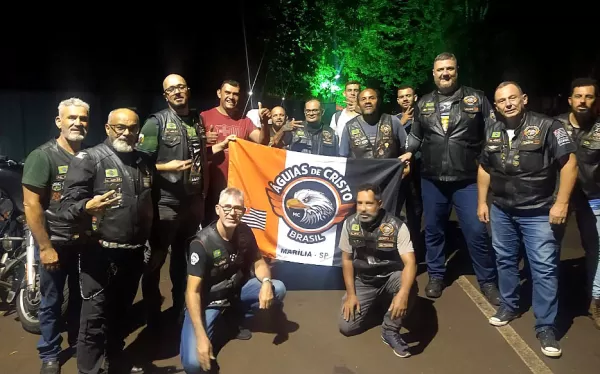 Motoclube Águias de Cristo completa 10 anos em Marília e terá encontro de motociclismo