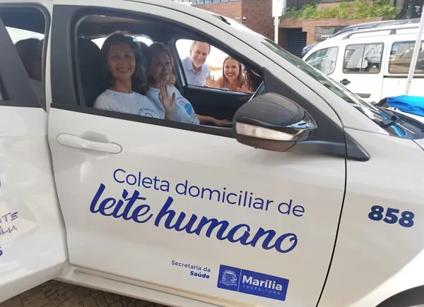 Saúde recebe veículo para o Banco de Leite Humano agilizar atendimento