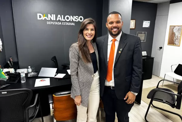 Vereador Burcão vai à Alesp entregar pedidos aos deputados Dani Alonso e Capitão Augusto