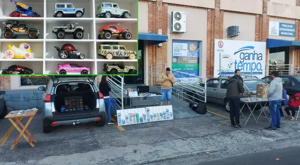 Colecionadores de miniaturas metálicas de carrinhos realizam exposição em Marília
