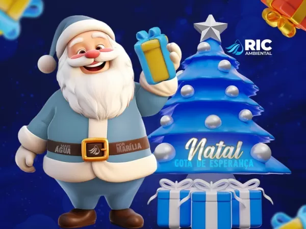 RIC Ambiental lança campanha “Gota de Esperança” para arrecadar brinquedos neste Natal