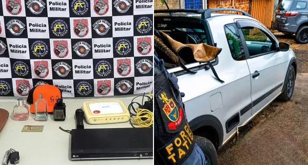 Rapaz furta veículo e outros objetos para trocar por drogas e acaba preso pela PM em Marília