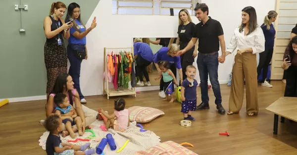 Prefeitura de Marília faz entrega de Salas da Primeiríssima Infância na Emei Saci Pererê