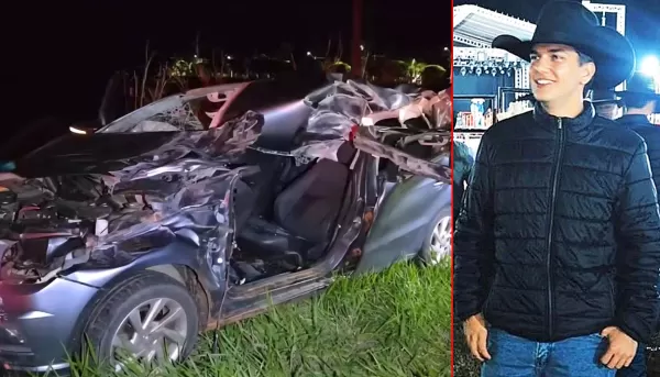 Estudante de 20 anos morre após bater carro na traseira de ônibus