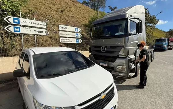 Caminhoneiro simula assalto mas 