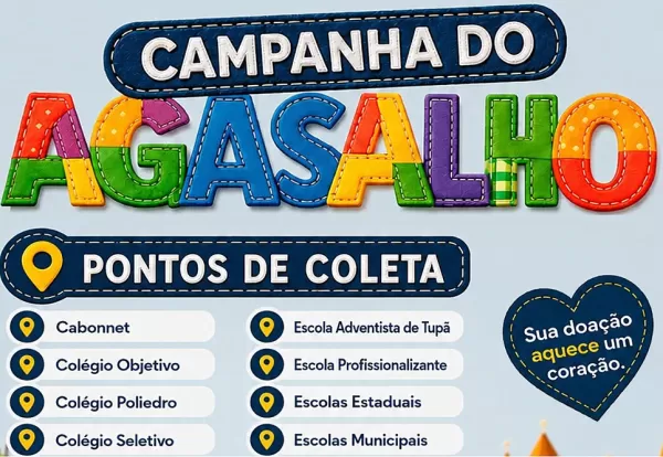Campanha do Agasalho conta com diversos pontos de arrecadação em Tupã