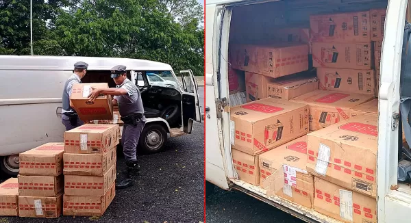Cigarros fabricados na Coreia do Norte são apreendidos pela Polícia Rodoviária em Marília