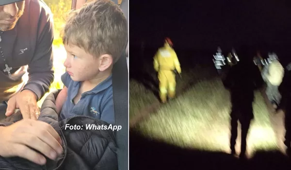 Garotinho desaparecido próximo a Marília é localizado após quase 18 horas de buscas