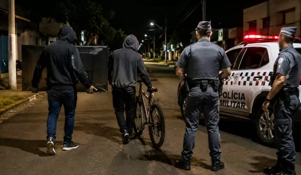 Denúncia de moradores leva PM a apreender TV e bicicleta de origem suspeita em Marília
