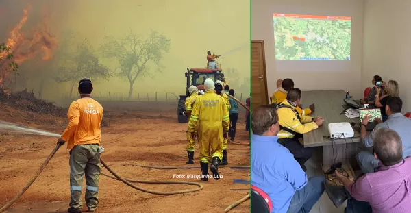 Após quase uma semana de mobilização incêndio florestal em Pompéia está contido