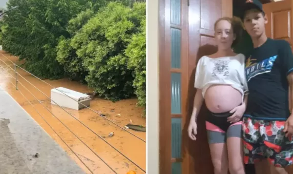 Grávida é colocada dentro de geladeira pra escapar de enchente: "não tinha mais esperança de viver" 