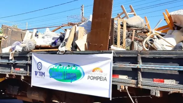 Projeto Cidade Limpa começa na segunda-feira em Pompeia