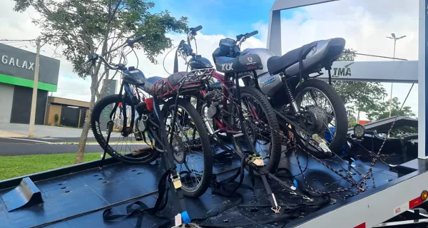 Bicicletas motorizadas também são apreendidas pela PM