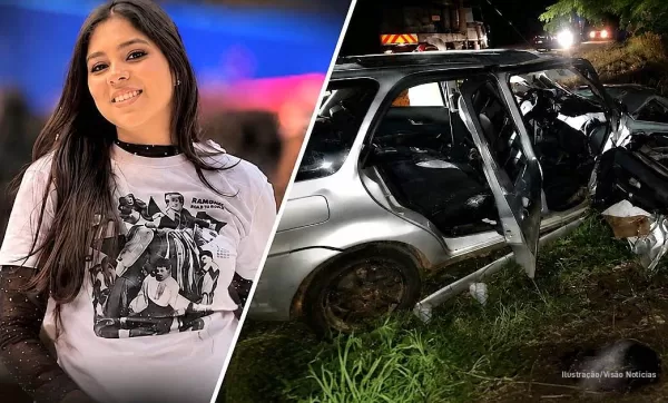 Carros batem na BR-153, roda se desprende e causa morte de jovem universitária