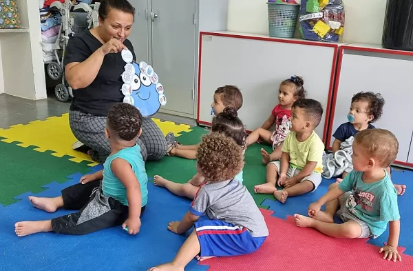 Dia Mundial da Água: Creche Francisco de Assis, em Vera Cruz, realiza atividades com crianças