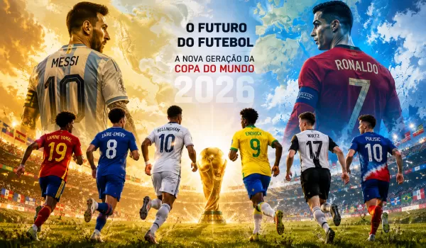 Torcida Campeã:  A nova geração chegou! Copa de 2026 revela sucessores de Messi e Cristiano Ronaldo