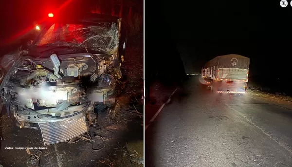 Acidente entre carreta e caminhão mata motorista