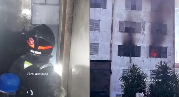 Três chamados aos Bombeiros suspeitam de incêndio criminoso na CDHU em Marília