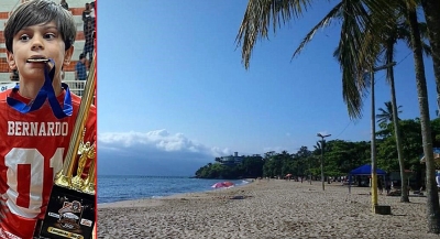 Garoto de 12 anos morre após ser atingido por motor de bote no litoral