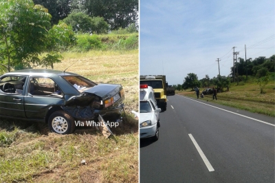 Acidente deixa feridos na SP-294