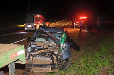 Motorista sai ileso após grave acidente