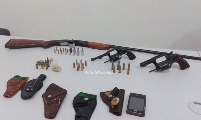 Foto de armas no celular "entrega" suspeitos na zona Sul