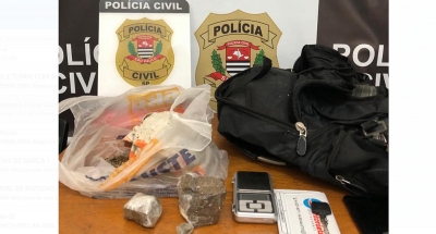 Rapaz usa a própria casa para o tráfico e acaba preso em Marília 