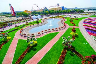 Maior jardim de flores do mundo é criado no deserto