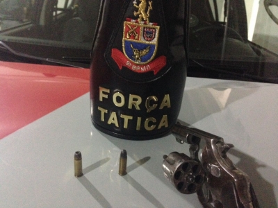 Força Tática impede roubo à residência