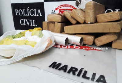 Rapaz é preso pela DISE com 9 kg de maconha