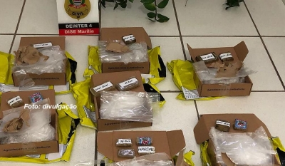 Rapaz é preso em Marília ao tentar enviar haxixe via Correios