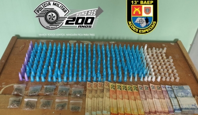 BAEP faz operação em Garça e prende dois por tráfico