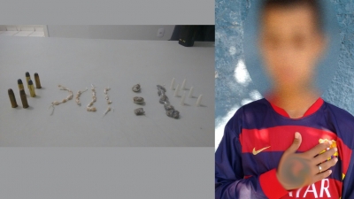 Rapaz atira contra policial militar e acaba preso 