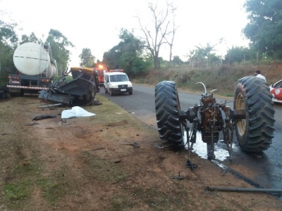 Acidente mata tratorista na região