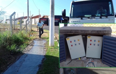 Ação de criminosos deixam residencial sem tratamento de esgoto