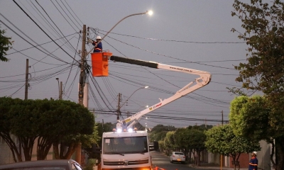 Via pública da zona sul de Marília tem nova iluminação