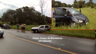 Chuva provoca acidentes em Marília e região