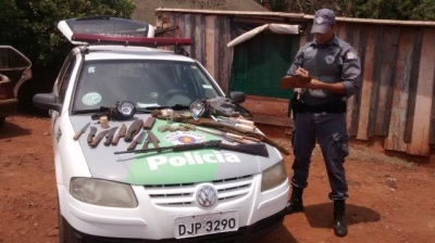 Polícia Ambiental prende homem com rifle