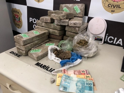 Dise prende três homens por tráfico durante operação na zona oeste