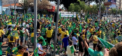 Manifestação pró-Bolsonaro reúne mais de 5 mil pessoas em Marília
