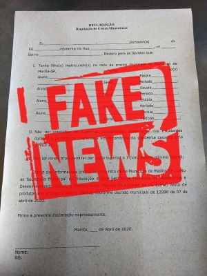 Prefeitura denuncia fake News sobre cestas básicas a alunos da rede municipal