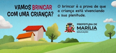 Educação: Semana do Brincar começa hoje em Marília