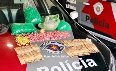 Polícia Militar apreende drogas em operação no Azaleias