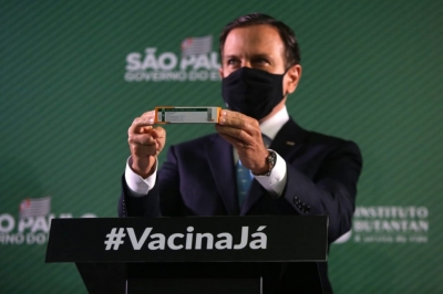 Vacinação pode ser antecipada se Anvisa aprovar uso da Coronavac, diz Doria