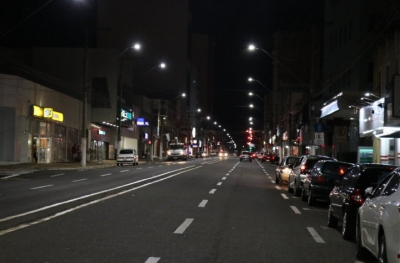 Prefeitura moderniza iluminação no Palmital e na avenida Santo Antônio 