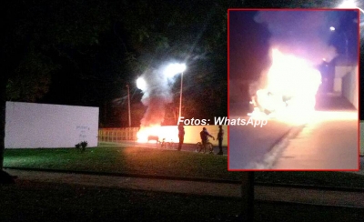 PANE ELÉTRICA causa incêndio. Veículo fica destruído